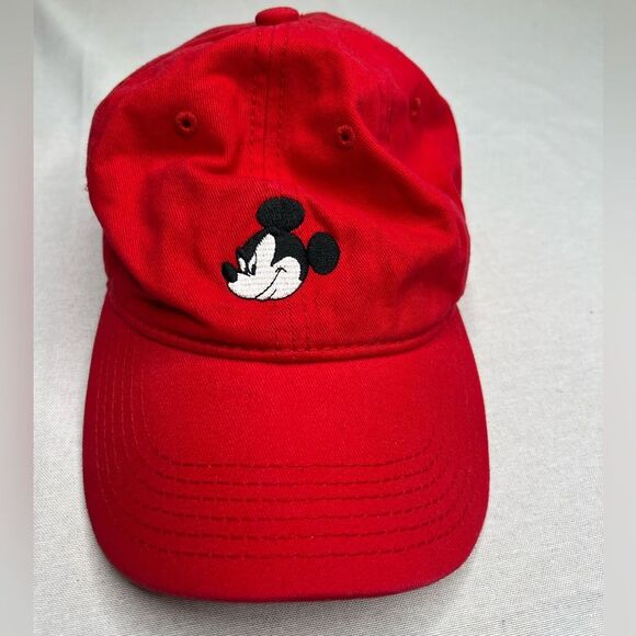 Disney Red Mickey Mouse Cap adjustable strap - Picture 1 of 7